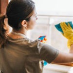 Houston house cleaning service interior window