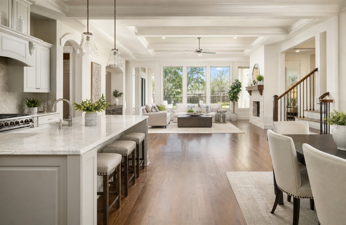 Professional house cleaning service in Katy TX pristine living room